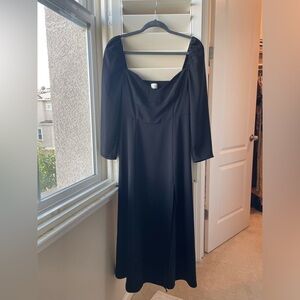 Aritzia Wilfred Tulum Dress- Black Size Small